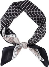 Classic Plaid Men Neckerchief Fashion Silk Head Bandana Oversized Pocket Squa...