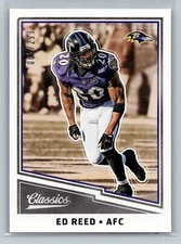2017 Panini Classics #106 Ed Reed Red Back #/299