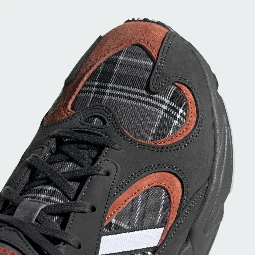 Adidas Yung-1 PLAID Solid Grey Orange EF3967 Yung 1 Mens  display picture 3