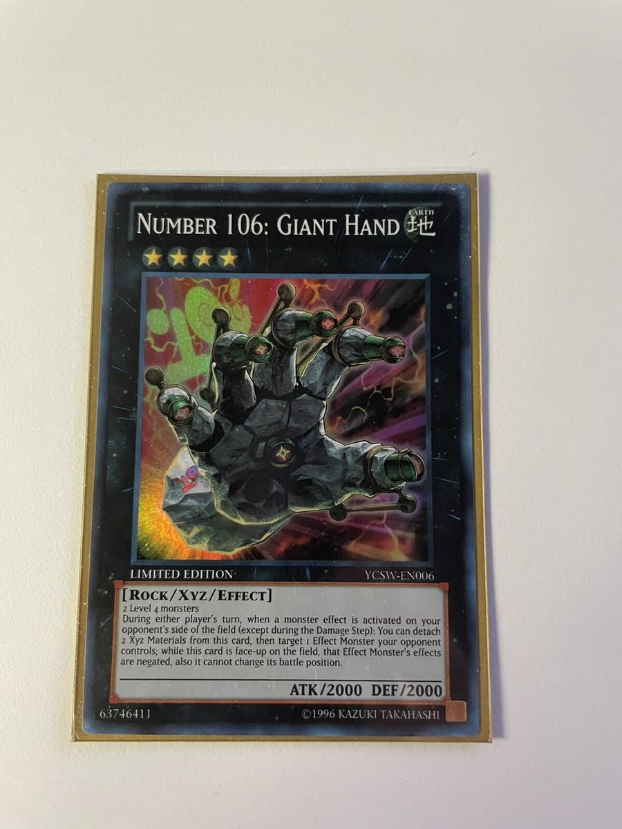 YCSW-EN006 Number 106: Giant Hand | eBay