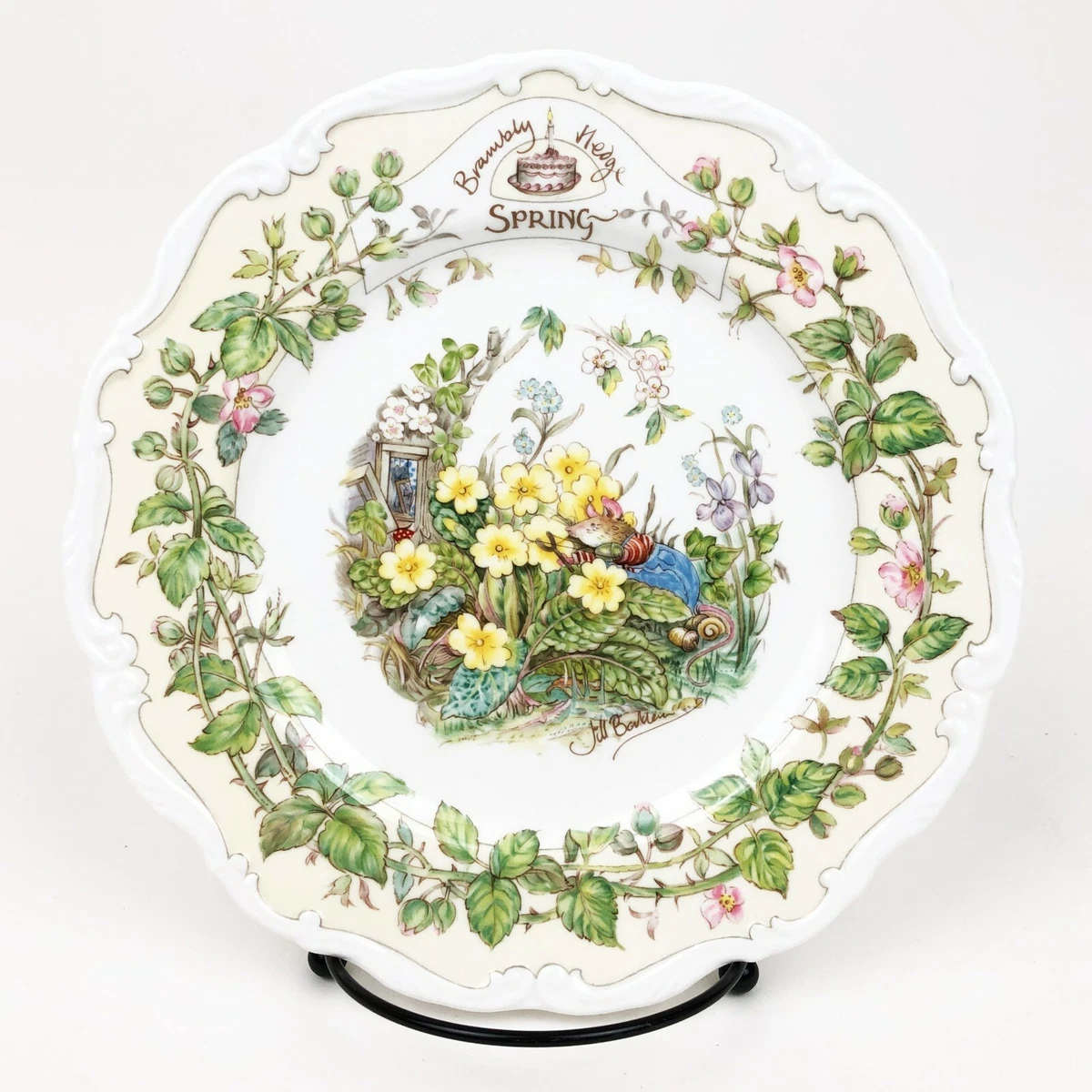 Vintage Royal Doulton Brambly Hedge Spring Collection Plate & Afternoon Tea  Set