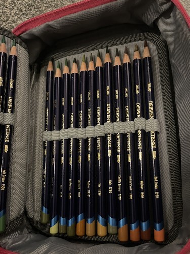 Derwent 2301844 Inktense Permanent Watercolour Pencils Set of 72, in Fabric Case - Picture 7 of 8