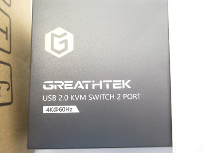 GREATHTEK KVM Switch HDMI Dual Monitor 2 Port, 4 USB 2.0 GHT-S7212H2-U2