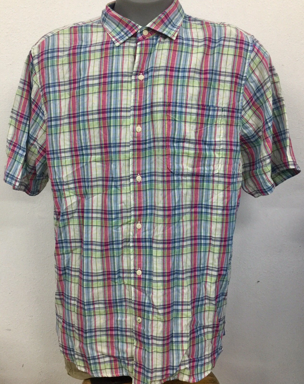 Tommy Bahama Men's Rose Bed Striped Island Etch S/S Button-Up NWT $150 Choose Sz