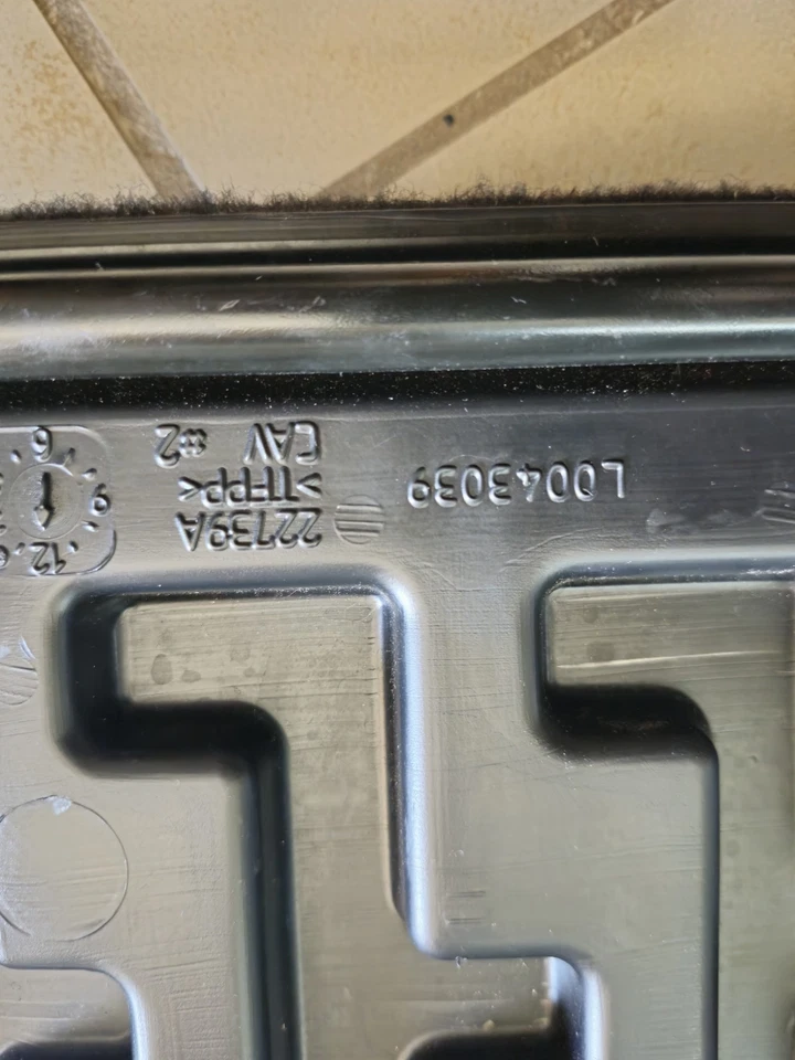 Dodge RAM 1500 2009-2018 trasero izquierdo debajo del asiento plegable carga piso almacenamiento LH fabricante de equipos originales Foto 4 de 4