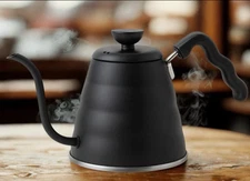 V60 "Buono" Gooseneck Drip Kettle 1200ml  Matte Black Pour Over Coffee New Trend