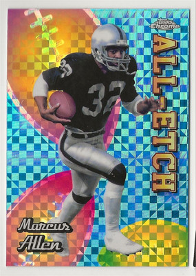 2024 Topps Chrome Marcus Allen Chrome All-Etch X-Fractor Raiders CAE-MA