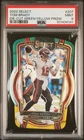 2022 Panini Select Football Tom Brady #207 Green Yellow Die Cut PSA 9