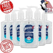 Germ-X Hand Sanitizer 8 Fl Oz Pack of 6 Advanced - Gel