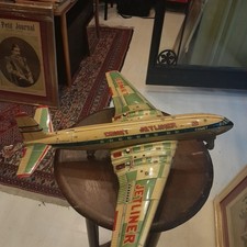 Tin COMET JETLINER Toy Airplane De Havilland