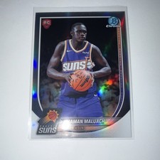 Topps 2025 Bowman Chrome U Rising Rookies BRR-10 Kharman Maluach RC Suns
