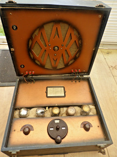 Collectable 1920s 1930s Sunrise Valve Radio Set V. Rare untested