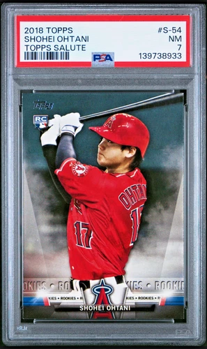 2018 Topps Salute Rookies Shohei Ohtani #S-54 PSA 7