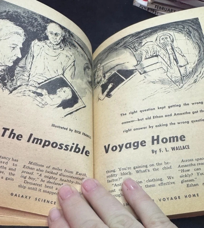 GALAXY SCI-FI MAGAZINE AUGUST 1954 Foto 4 de 4