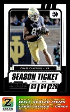 2021 Panini Contenders Draft Picks #46 Chase Claypool SEASON TICKET