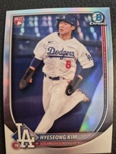 2025 Bowman Chrome Hyeseong Kim Red Redemption Rookie Card #91