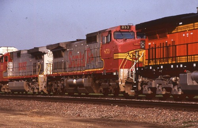 #ad #ad Duplicate Train Slide Burlington Northern #853 06 22 2002 Galesburg Illinois $4.60