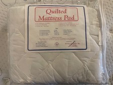 Twin size Tri sew cotton mattress pad made in USA