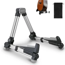 EASTROCK Folding Guitar Stand,Portable Tripod A Frame Aluminium Music Stand f...