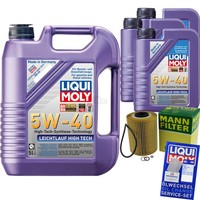 Inspektionspaket 8L Liqui Moly 5W-40 FüR BMW Z3 Roadster E36 M 3.2 3Er Coupe M 3