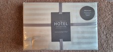 Hotel Collection - Subtle Stripe Cream Pair of Oxford Pillowcases