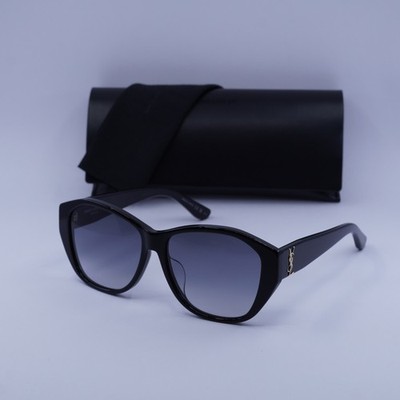 Saint Laurent SL M8/FN 001 Shiny Black/Grey Gradient 57-15  display picture 3