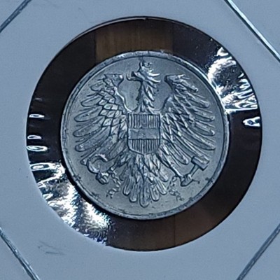 Austria 1954 Two Groschen Coin Austrian Eagle Design