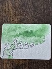 ACEO Original Art by SY Tree Green Leaves Fantasy Whimsical Series Glitter  — photo 1
