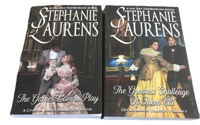 Stephanie Laurens The Greatest Challenge Of Them All/Games Lovers Play VG*