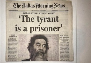 Morning News 12/15/03 Newspaper 2 sections Saddam The Tyrant is a Prisoner