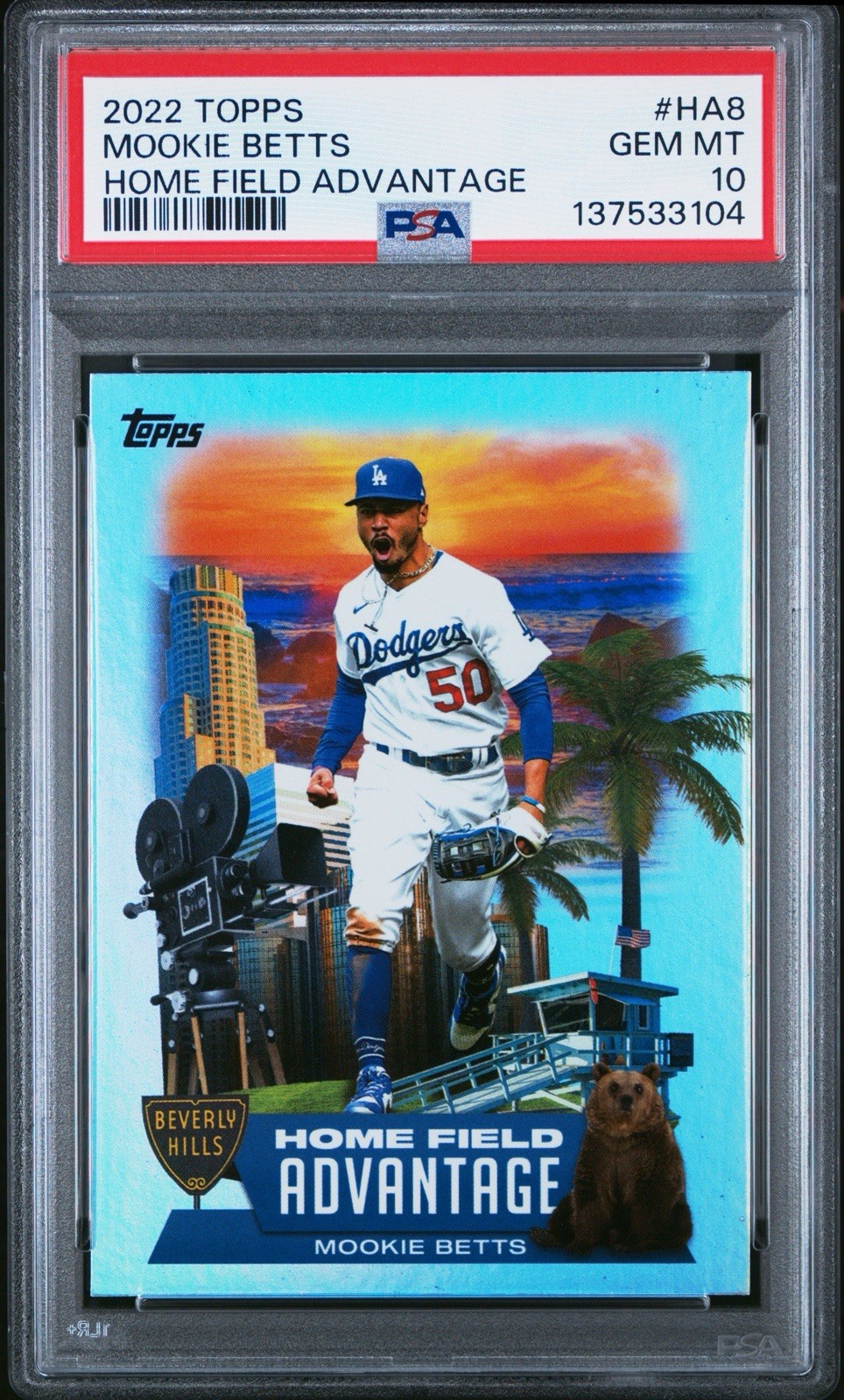 2022 Topps Mookie Betts Home Field Advantage PSA 10 #HA8 Case Hit SP
