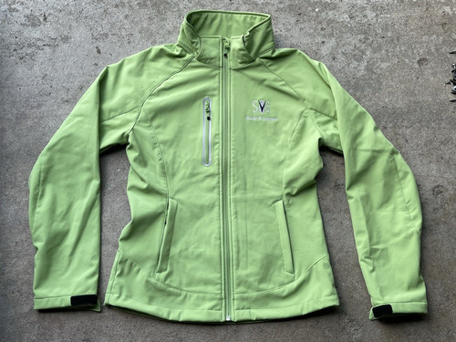 Allen & Company Sun Valley Idaho 2024 Green Coat Jacket Womens sz Small
