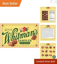 Elegant 22-Piece Milk Chocolate Gift Box, 10oz Ideal for Gifting and Sharing