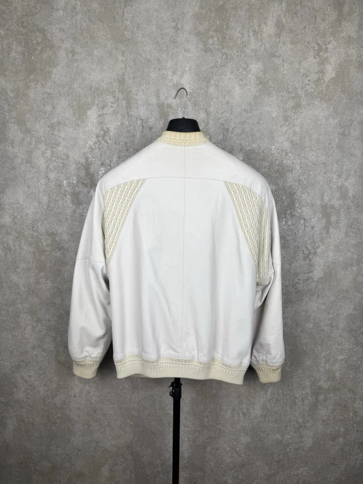 TORRAS buttery soft natural leather bomber lightweight cardigan jacket sz 40 - Image 4 of 4