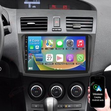 Per Mazda 3 2009-2013 BL 9" Android 15 Autoradio GPS Navi BT WIFI Carplay 2+64GB