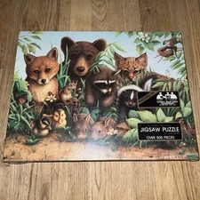 Vintage Springbok SEALED Take Care of Our Tomorrows Animals 500 Puzzle 1982 Rare