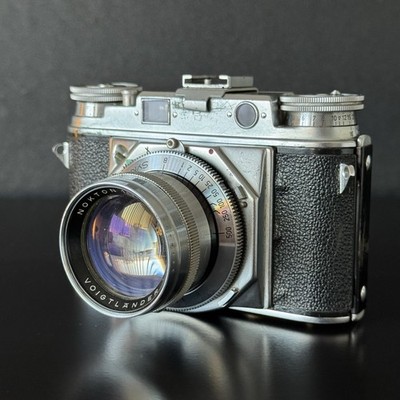 Voigtlander Prominent Rangefinder 35mm Film Camera Kit w/ 50mm f1
