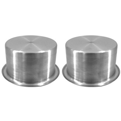 ISURE MARINE 2Pcs 3'' Stainless Steel Drop-in Anti-Spill Cup Holder silver