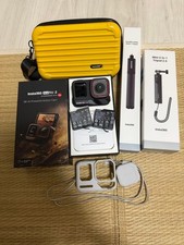 Insta360 Ace Pro 2 Camera Dual Pack with Selfie Stick Tripod and Cases