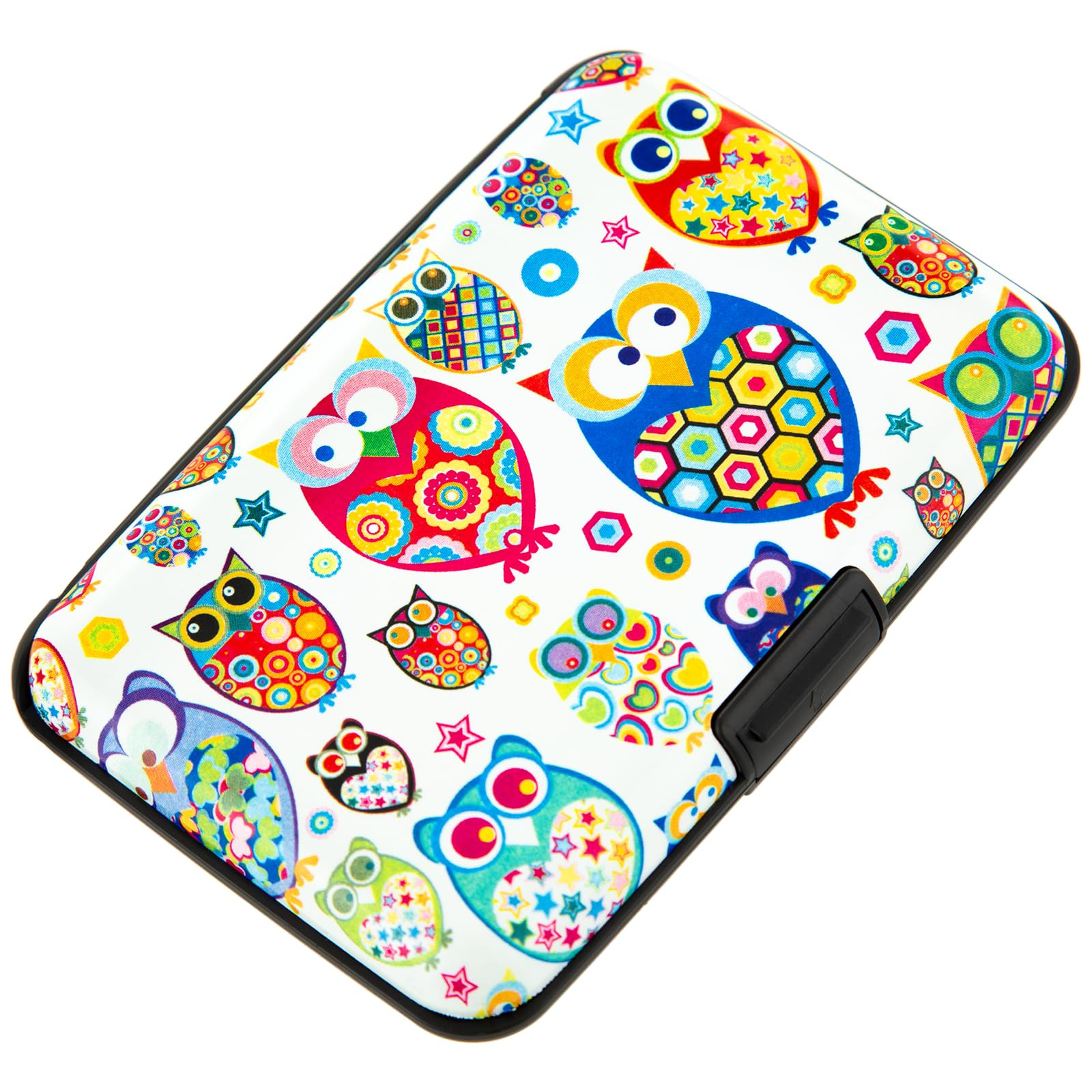 Credit Card Holder for Women Men RFID Blocking Wallet Small Business Metal Sl...