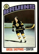 1976-77 Topps Gregg Sheppard #155 - Boston Bruins