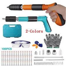 100Pcs Concrete Nail Gun Kits Nails Wall Fastening Tool Portable Nail Machine