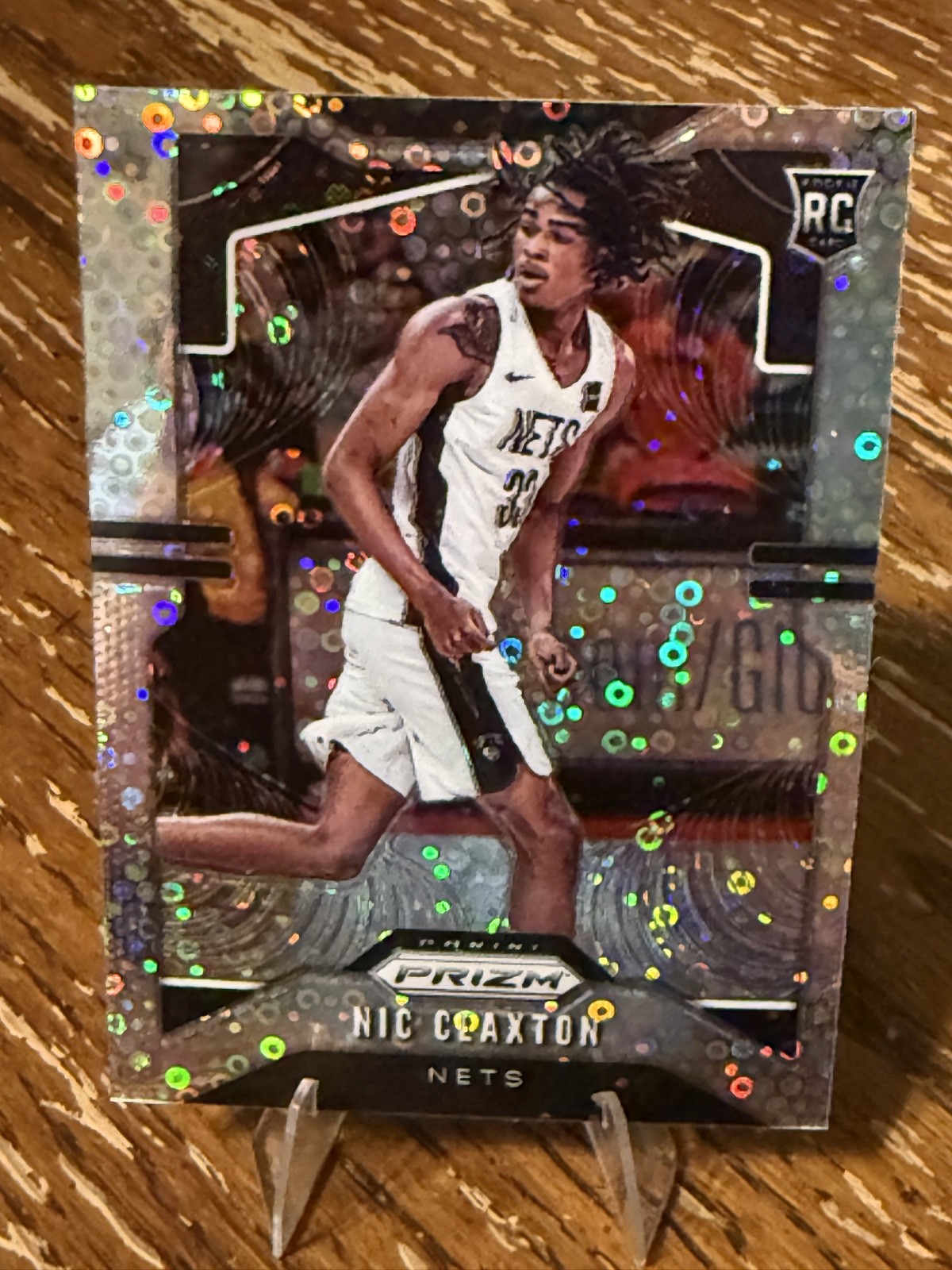 2019-20 Panini Prizm Nic Claxton Prizm Fast Break Rookie RC #292 Nets