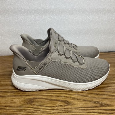 SKECHERS Bobs Squad Chaos Daily Inspiration Hands Free Slip-Ins Womens 6.5 Taupe
