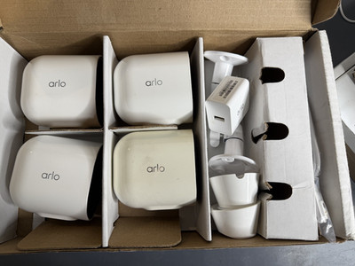 Arlo VMC4450P-100NAR Pro 4 Series Security Camera 4 Pack - Used