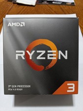 Ryzen 3 3100 Quad Core CPU 3.6/3.9 GHz 8 Thread 65 watt with cooler Brand New