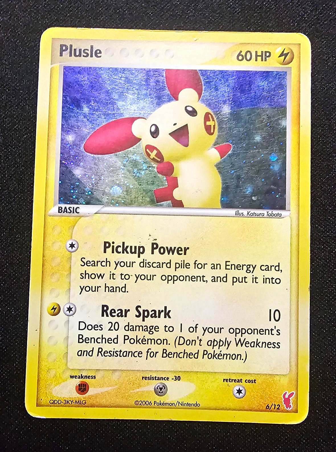 Plusle 6/12 EX Trainer Kit 2 Plusle & Minun Holo English