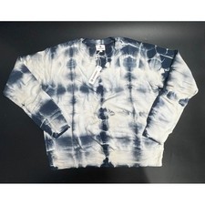 Sundry NWT Soft Crew Neck Sweatshirt Blue Tie Dye Size 1/S