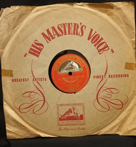 MARIO LANZA - The Loveliest Night of the Year/Because 78rpm 10" Australian - Picture 3 of 3