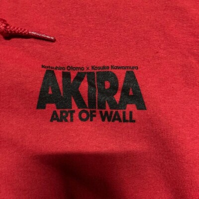 AKIRA ART OF WALL Suprem Red Hoodie L Size PARCO Akira Exhibition